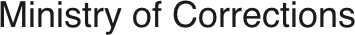 Ministry of Corrections logo